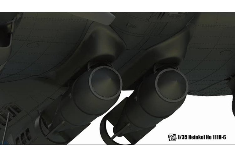 1:35 Border Model BF018 Heinkel He 111 H-6 &ndash; WWII German Bomber &ndash; Propeller Aircraft - Bmbf018 10 - BMBF018