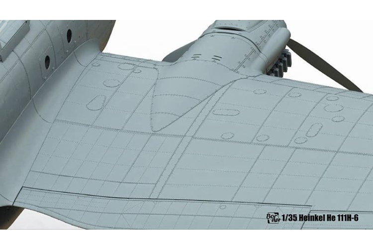 1:35 Border Model BF018 Heinkel He 111 H-6 &ndash; WWII German Bomber &ndash; Propeller Aircraft - Bmbf018 4 - BMBF018
