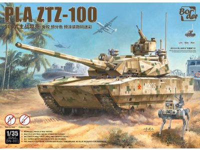 1:35 Border Model BN001 PLA ZTZ-100 &ndash; Chinese Main Battle Tank - Bmbn001 1 - BMBN001