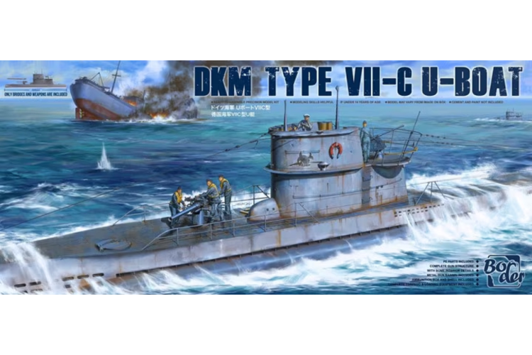 1:35 Border Model BS001 DKM Type VII-C U-Boat Upper Deck - Bmbs001 1 - BMBS001