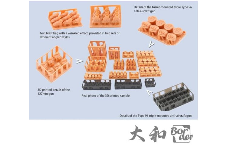 1:350 Border Model BS004 Imperial Japanese Navy Battleship Yamato - April 7, 1945 - Bmbs004 10 - BMBS004