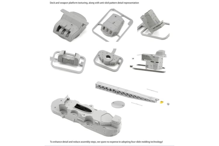 1:350 Border Model BS004 Imperial Japanese Navy Battleship Yamato - April 7, 1945 - Bmbs004 9 - BMBS004