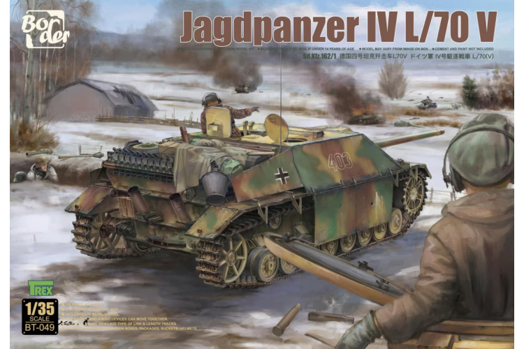 1:35 Border Model BT049 Jagdpanzer IV L/70 V - Sd.Kfz.162/1 - Tankvernietiger - Bmbt049 - BMBT049