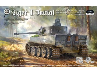 1:72 Border Model TK7204 Tiger I Initial Sd.Kfz.181 Ausf.E - s.Pz.Abt. 502 Leningrad September 1942 - WWII Duitse Zware Tank - Bmtk7204 1 - BMTK7204