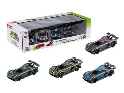 1:43 Carrera Pull and Speed - Hyper Sports Cars - 4 pieces - Pull-Back Hypercars Fourpack - Car15813029 1 - CAR15813029