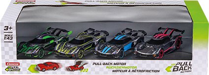 1:43 Carrera Pull and Speed - Hyper Sportautos - 4 stuks - Pull-Back Hypercars Fourpack - Car15813029 7 - CAR15813029