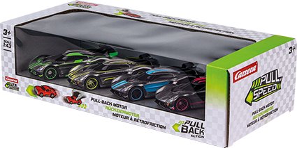 1:43 Carrera Pull and Speed - Hyper Sportautos - 4 stuks - Pull-Back Hypercars Fourpack - Car15813029 8 - CAR15813029