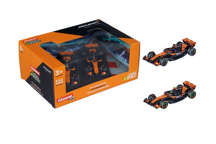 1:43 Carrera Pull and Speed - McLaren Formula 1 Team - Norris vs. Piastri - Pull-Back Twinpack - Car15813035 1x - CAR15813035