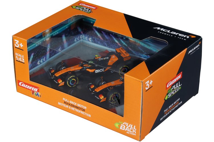 1:43 Carrera Pull and Speed - McLaren Formula 1 Team - Norris vs. Piastri - Pull-Back Twinpack - Car15813035 6x - CAR15813035