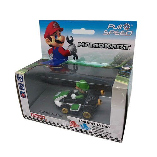 1:43 Carrera P&S Mario Kart -Luigi  - Pull-Back - Car15817039luigi 1 - CAR15817039Luigi