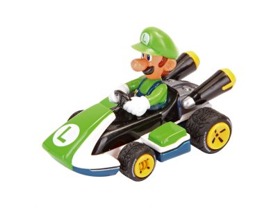 1:43 Carrera P&S Mario Kart -Luigi  - Pull-Back - Car15817039luigi - CAR15817039Luigi
