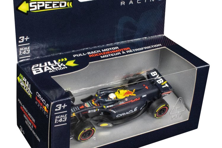 1:43 Carrera Red Bull Racing Formula 1 - Max Verstappen - Red Bull Oracle - No. 1 - Pull-Back Car - Car15817082 1x - CAR15817082