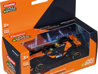 1:43 Carrera Pull and Speed - McLaren MCL39 - Formula 1 - Lando Norris No.4 - Pull-Back - 1 Piece - Car15817087 1x - CAR15817087
