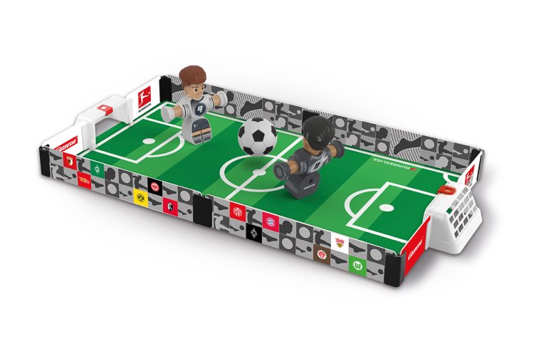 Carrera FC Spin 'n Goal - Bundesliga - Football Game for 2 Players - Includes Arena, 2 Figures and 2 Balls - Car16010001 1 - CAR16010001