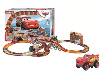 Carrera STRAX Disney Pixar Cars - Big Set with Lightning McQueen - 346 Parts - Build and Play Track - Car16161001 1 - CAR16161001