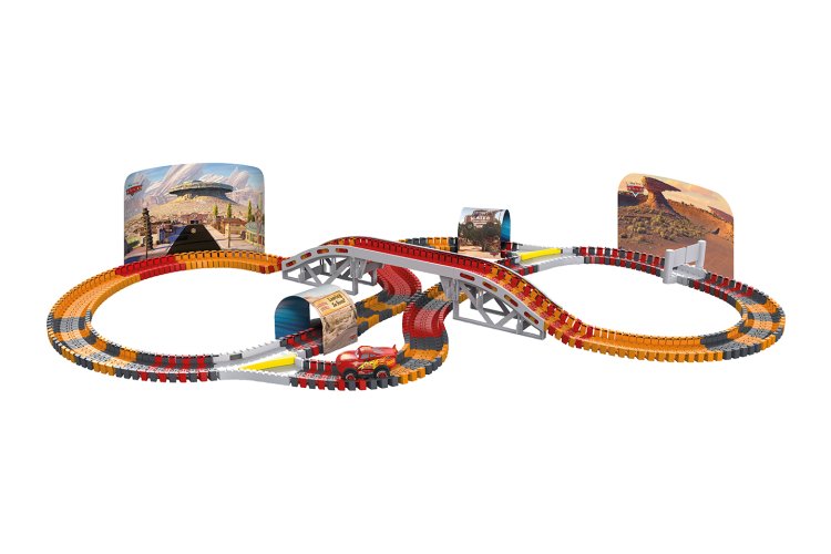 Carrera STRAX Disney Pixar Cars - Big Set with Lightning McQueen - 346 Parts - Build and Play Track - Car16161001 2 - CAR16161001