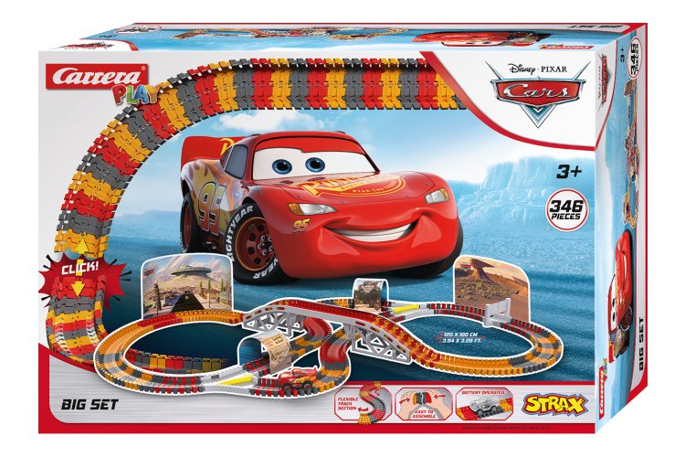 Carrera STRAX Disney Pixar Cars - Big Set with Lightning McQueen - 346 Parts - Build and Play Track - Car16161001 8 - CAR16161001