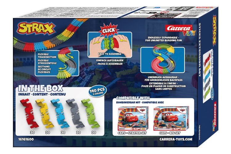 Carrera STRAX Sticks Extension Set - 140 Track Parts - Car16161600 2 - CAR16161600