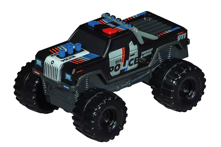 Carrera Monster Truck 'Police' - Black - Key Racer in Scale 1:64 - Car16511001 1 - CAR16511001