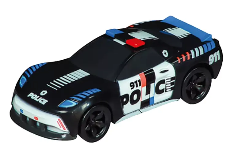 Carrera Street Racer 'Police' - Black - Key Racer in Scale 1:64 - Car16511004 1 - CAR16511004