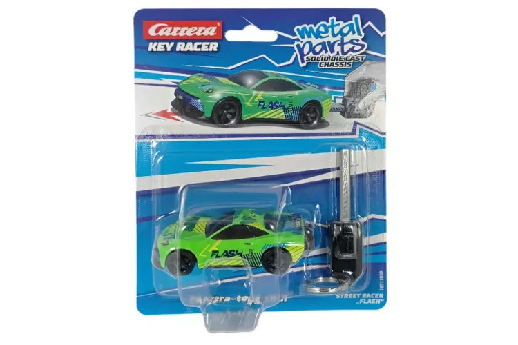 Carrera Street Racer "Flash" - Groen - Key Racer in Schaal 1:64 - Car16511006 3 - CAR16511006