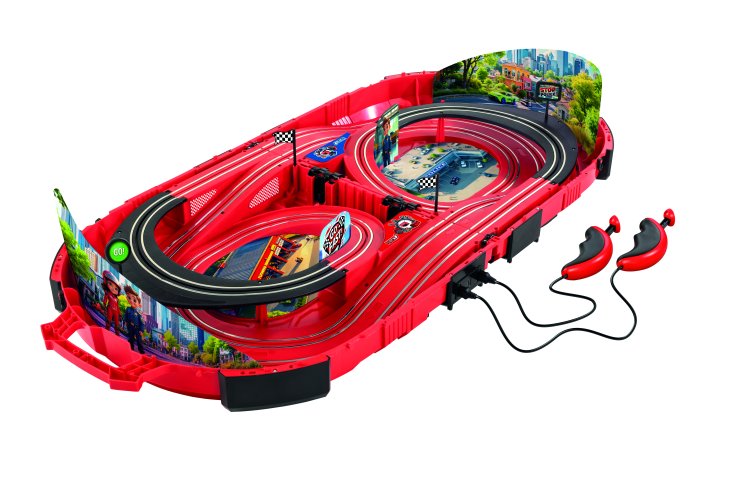 Carrera Speed Arena – Police Chase – Suitcase Race Track – Green Racer & Speed Police – 2.77m Length - Car20016001 2 - CAR20016001