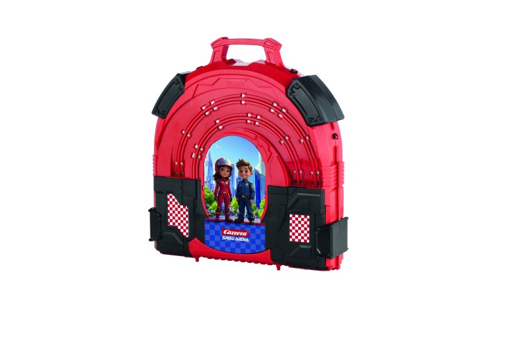 Carrera Speed Arena – Police Chase – Suitcase Race Track – Green Racer & Speed Police – 2.77m Length - Car20016001 4 - CAR20016001