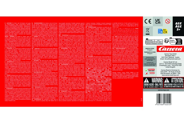 Carrera Speed Arena – Police Chase – Suitcase Race Track – Green Racer & Speed Police – 2.77m Length - Car20016001 5 - CAR20016001