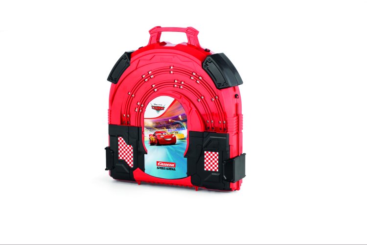 Carrera Speed Arena &ndash; Disney Pixar Cars &ndash; Suitcase Race Track &ndash; Lightning McQueen & Dinoco Cruz Ramirez &ndash; 2.77m Length - Car20016002 4 - CAR20016002