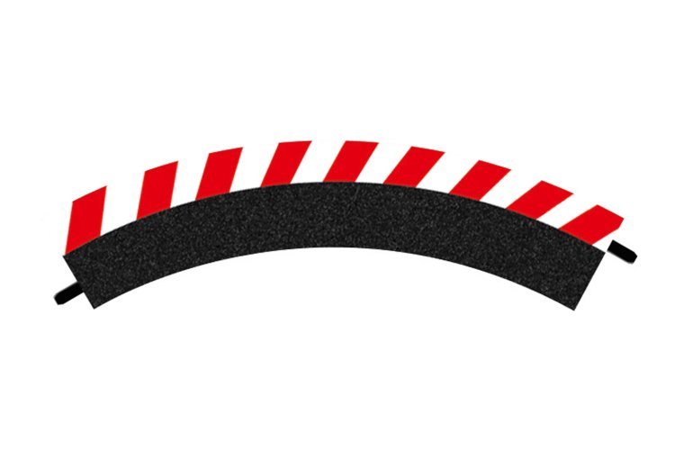 Carrera DIGITAL 124/132/Evolution &ndash; Extension Set Outer Edge Strips for Curve 1/60&deg; &ndash; 5 Sections - Car20020561 1 - CAR20020561