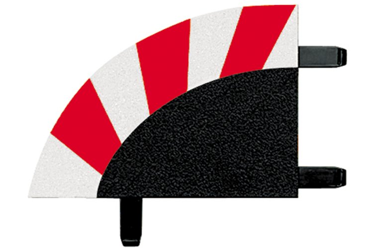 Carrera DIGITAL 124/132/Evolution - Uitbreidingsset Buitenrandstrips voor 2/30&deg; Bochten - 8 Baanonderdelen - Car20020562 2 - CAR20020562