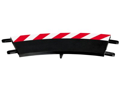 Carrera DIGITAL 124/132/Evolution - Uitbreidingsset Buitenrandstrips voor 1/30&deg; Bochten - 8 Baanonderdelen - Car20020567 1 - CAR20020567