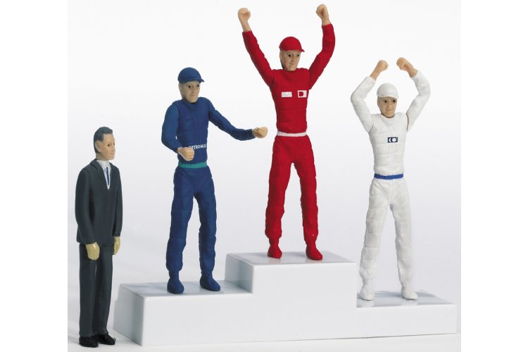 Carrera DIGITAL 124/132/Evolution - Winnaarspodium met 4 Figuren - Car20021121 1 - CAR20021121