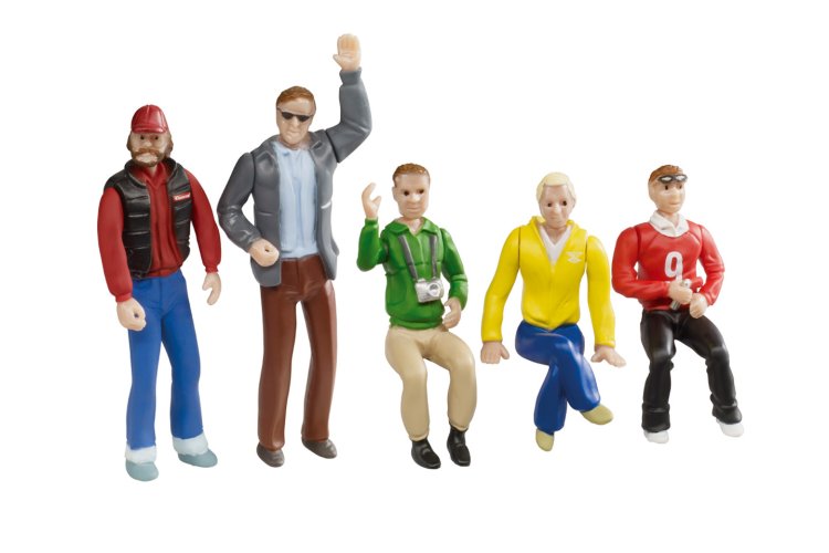 Carrera DIGITAL 124/132/Evolution - Toeschouwers - 5 Figuren - Car20021127 1 - CAR20021127