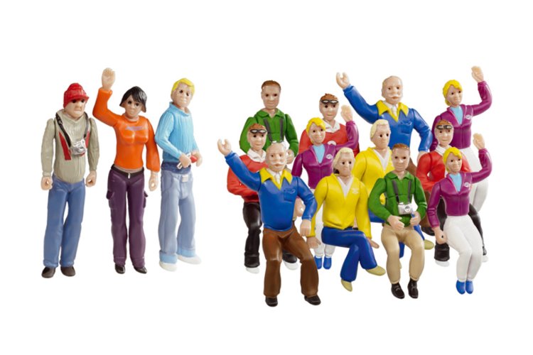 Carrera DIGITAL 124/132/Evolution &ndash; Fans &ndash; 15 Figures - Car20021128 1 - CAR20021128