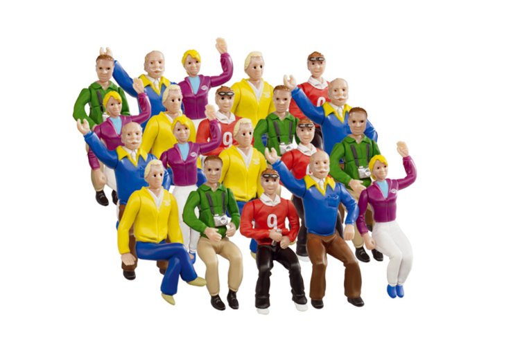 Carrera DIGITAL 124/132/Evolution - Tribunefans - 20 Figuren - Car20021129 1 - CAR20021129