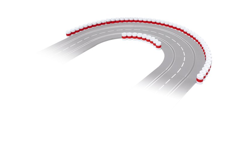 Carrera DIGITAL 124/132/Evolution &ndash; Tire Wall &ndash; 30 Track Parts - Car20021130 1 - CAR20021130