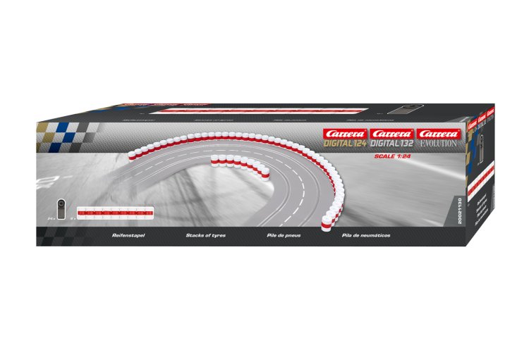 Carrera DIGITAL 124/132/Evolution &ndash; Tire Wall &ndash; 30 Track Parts - Car20021130 2 - CAR20021130