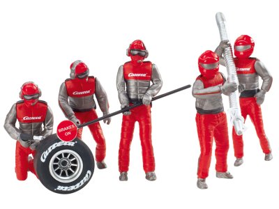 Carrera DIGITAL 124/132/Evolution – Mechanics Carrera Crew – 5 Figures - Car20021131 1 - CAR20021131