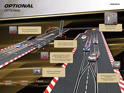 Carrera DIGITAL 124 - Super Showdown - Ferrari 296 GT3 AF Corse vs. Audi A8 LMS GT 3 evo II - Racebaan 8m - Car20023639 11 - CAR20023639