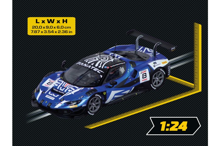 1:24 Carrera DIGITAL 124 &ndash; Ferrari 296 GT3 Kessel Racing No. 8 24H Spa 2024 - Car20023989 2 - CAR20023989