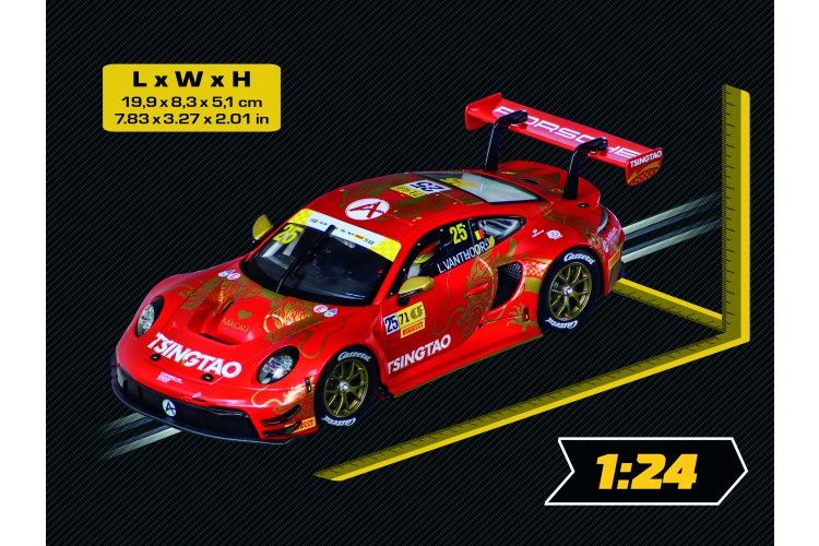 1:24 Carrera DIGITAL 124 &ndash; Porsche 911 GT3 R Absolute Racing No.25 Macao - Car20023998 2 - CAR20023998