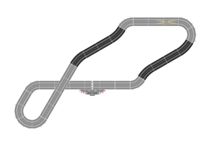 Carrera DIGITAL 124/132/Evolution - Extension Set 4 - 8 Track Sections - Car20026959 1 - CAR20026959