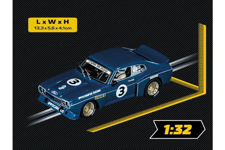 1:32 Carrera Evolution &ndash; Ford Capri RS 3100 Ippocampos Racing No.3 - Car20027834 2 - CAR20027834