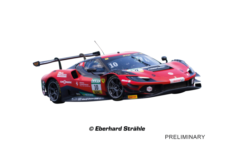 1:32 Carrera Evolution - Ferrari 296 GT3 Emil Frey Racing No.10 DTM 2025 - Car20027885 1p - CAR20027885