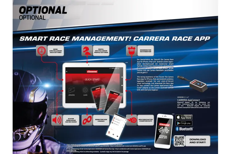 Carrera DIGITAL 132 - Fast and Fabulous - Mercedes-AMG GT3 Evo vs. BMW M4 GT3 - Racebaan - Car20030030 11 - CAR20030030