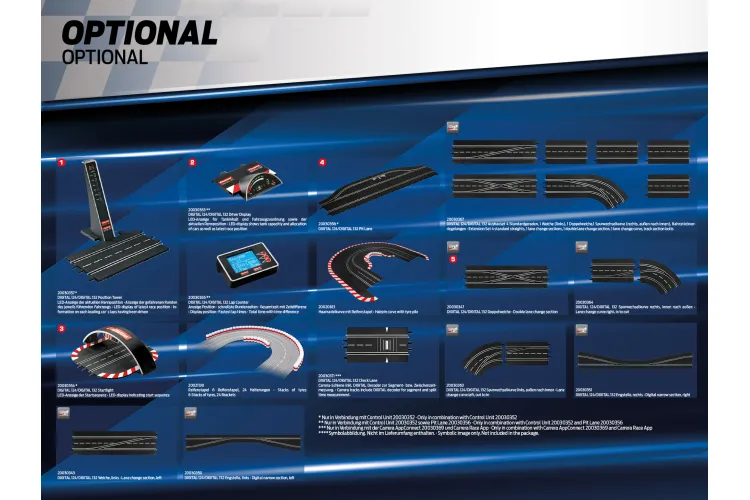Carrera DIGITAL 132 - Fast and Fabulous - Mercedes-AMG GT3 Evo vs. BMW M4 GT3 - Racebaan - Car20030030 12 - CAR20030030