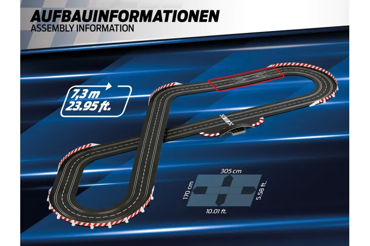Carrera DIGITAL 132 - Fast and Fabulous - Mercedes-AMG GT3 Evo vs. BMW M4 GT3 - Racebaan - Car20030030 8 - CAR20030030