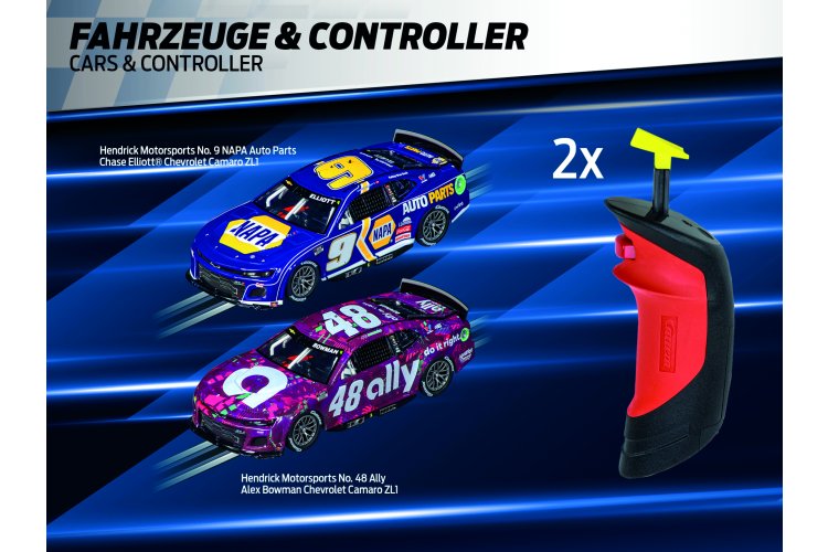 Carrera DIGITAL 132 - NASCAR - Chevrolet Camaro NextGen ZL1 - Racetrack 7.3m - Car20030042 8 - CAR20030042