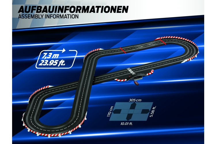 Carrera DIGITAL 132 - NASCAR - Chevrolet Camaro NextGen ZL1 - Racetrack 7.3m - Car20030042 9 - CAR20030042